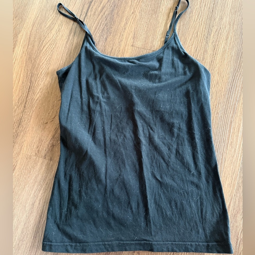 Merona Black Spaghetti Strap Tank Top